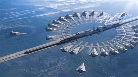 Rogue One Concept Art Star Destroyers At The Shield Gate Starwars