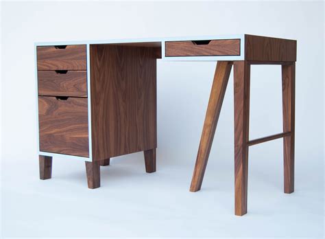Shop trendy mid century and modern office desks from designdistrict modern. Buy a Custom Sexy Mid Century Modern Desk, made to order ...