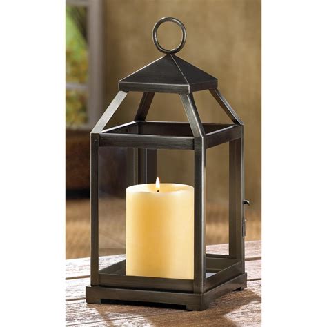 Primitive Rustic Hanging Tabletop Metal Iron Glass Pillar Candle Lanterns Holder Ebay