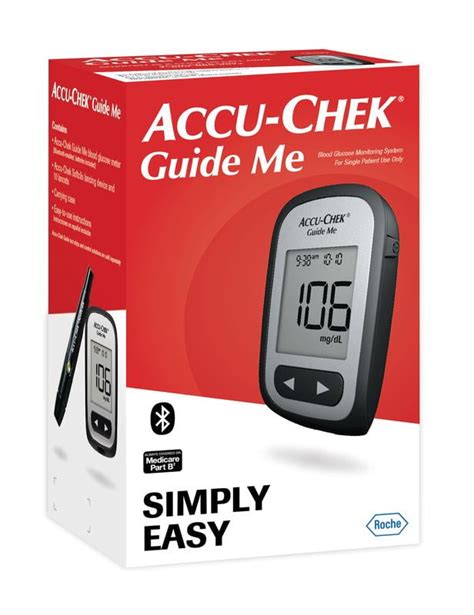 Accu Chek Guide Me Meter Diabetes Kit With Softclix Lancing For