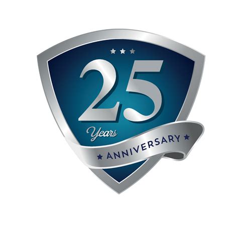 25th Anniversary Celebrating Text Company Business Background With