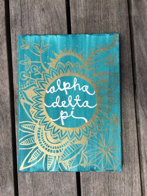 All founders of adpi (first, middle, last). Alpha Delta Pi Canvas by JustSrattyThings on Etsy | Alpha ...