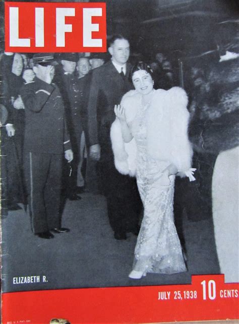 Life Magazine July 25 1938 Cover Queen Elizabeth Queen Mother