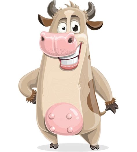 Cute Cow Cartoon Vector Character AKA Cody GraphicMama In 2021