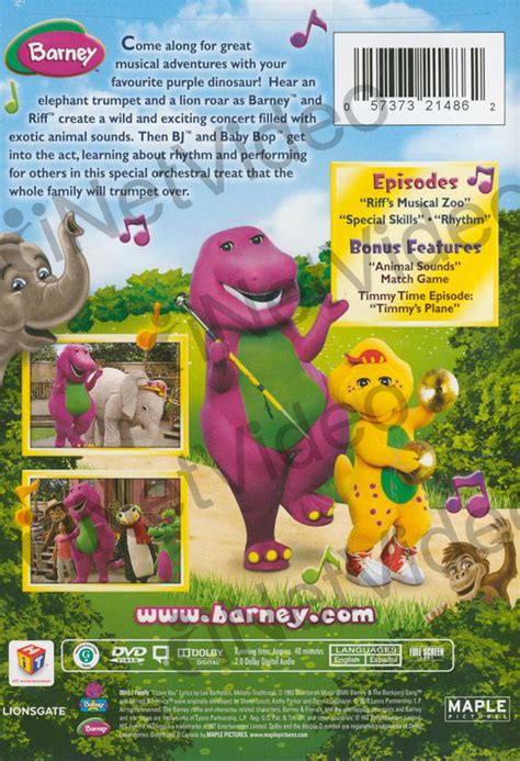 Barney Musical Zoo On Dvd Movie