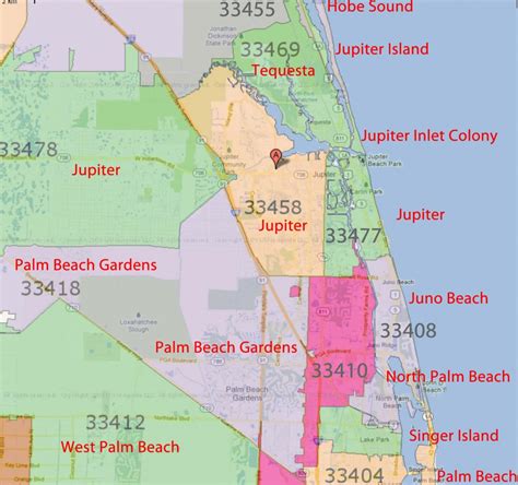 Zip Code Map Of Palm Beach County Florida Printable Maps