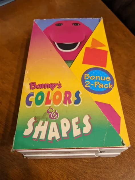 Barneys Colors And Shapes Vhs Vhs Tape 2140 Picclick Ca