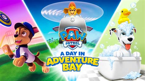 Paw Patrol A Day In Adventure Bay Nickelodeon Game Walkthrough For