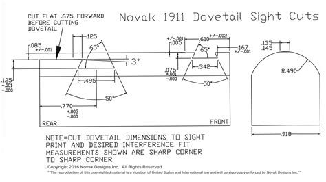Novak Dovetail Cut Size 1911forum