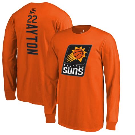 See more ideas about autograph jersey, nba jersey, nba. DeAndre Ayton Phoenix Suns Fanatics Branded Youth Team Backer Name & Number Long Sleeve T-Shirt ...