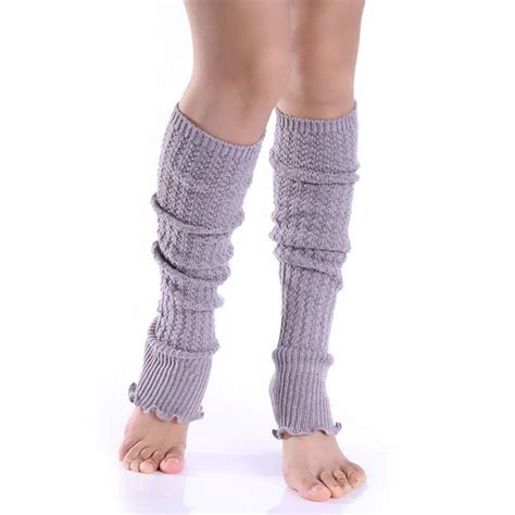 High Quality Ladies Women Winter Leg Warmers Girl Gaiters Knit Warm