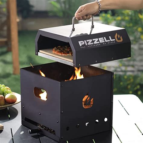 Pizzello Pizza Oven Kit In Multipurpose Portable Grill Top Pizza
