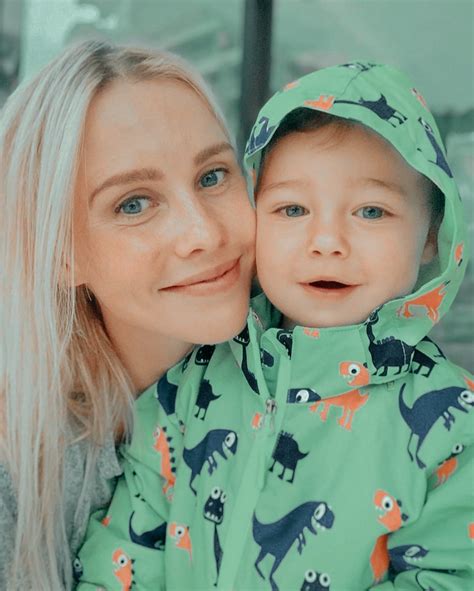 Claire Holt With Her Son Os Originais