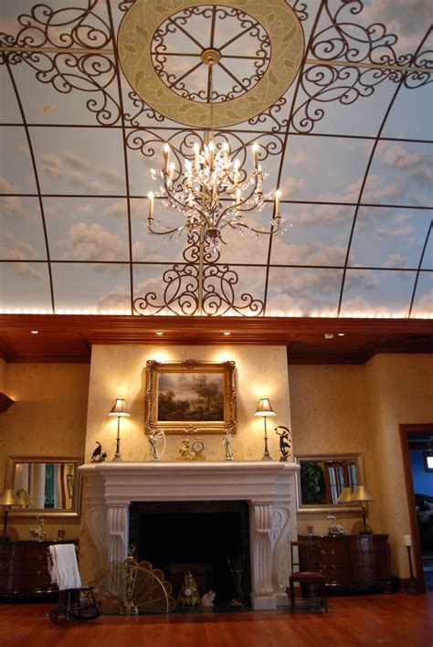 101 ceiling design ideas pictures ceiling murals interior. Sky Ceiling Mural by Tom Taylor of Wow Effects, painted in ...
