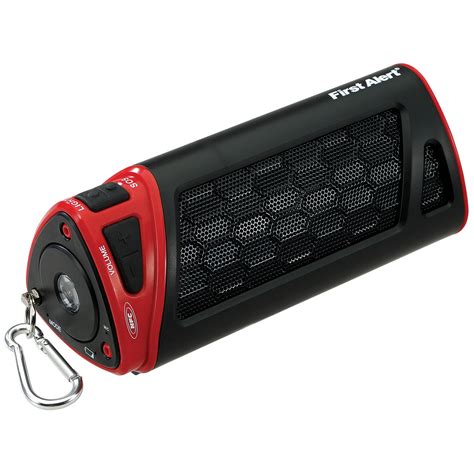 First Alert Sfa 900 Portable Outdoor Bluetooth Speaker With Free Zippo