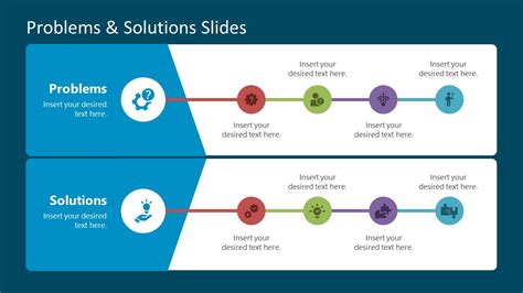 Problems And Solutions Slide Template For Powerpoint Slidemodel
