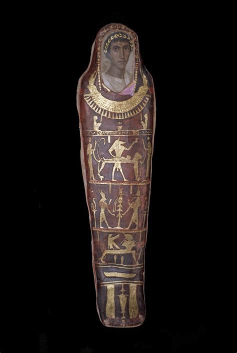 Human Mummy Cartonnage Mummy Case British Museum