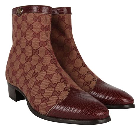 Gucci Mens Plata Gg Boots Chelsea Boots Flannels