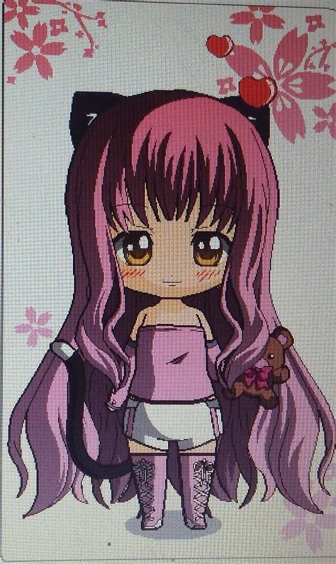 I Made Kawaii~chan On Chibi Maker At Girlsgogames Aphmau Fan Art