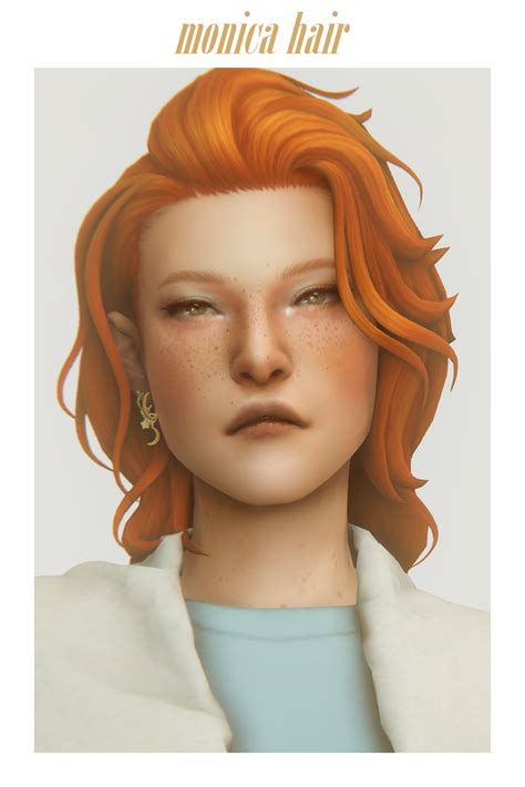 Monica And Neal Hairs Clumsyalien Na Patreonie Sims 4 Mods Clothes