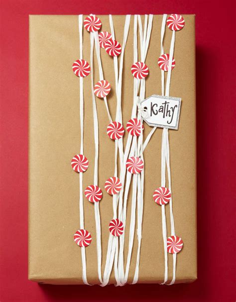 Inspiration Papier Kraft Des Paquets Cadeaux Emballants L An Vert Du D Cor