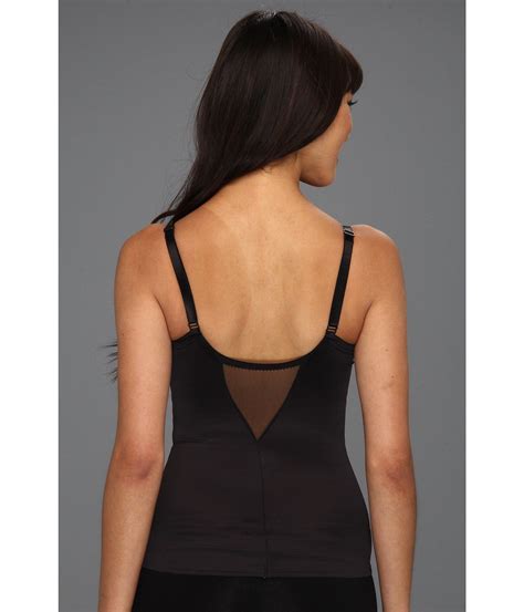 Miraclesuit Synthetic Extra Firm Sexy Sheer Shaping Underwire Camisole In Black Lyst