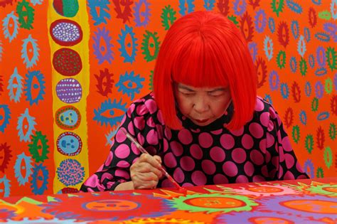 Yayoi Kusuma Princess Of Polka Dots Heart Of A Rainbow Art Exhibition