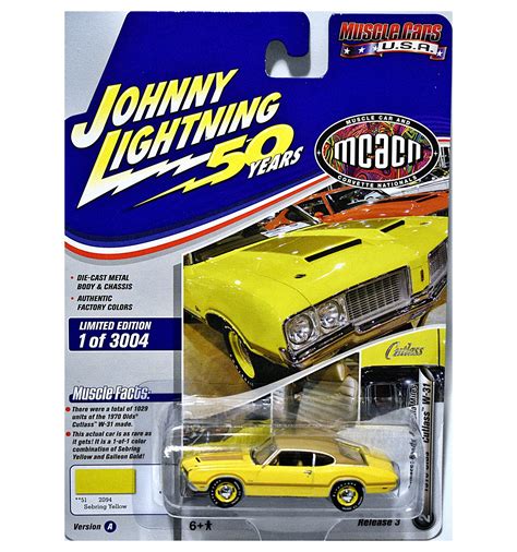 Johnny Lightning Muscle Cars Usa Mcacn 1970 Oldsmobile Cutlass W30