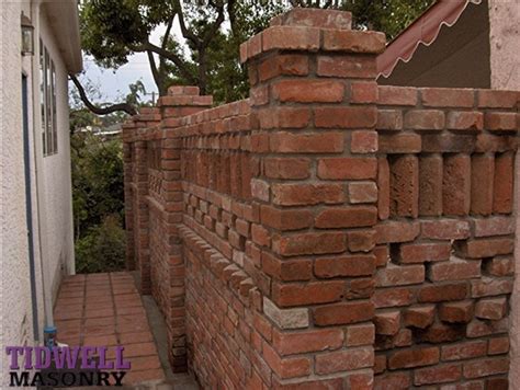 Brick Patio Screen Wall Craftsman Exterior San Diego By Tidwell