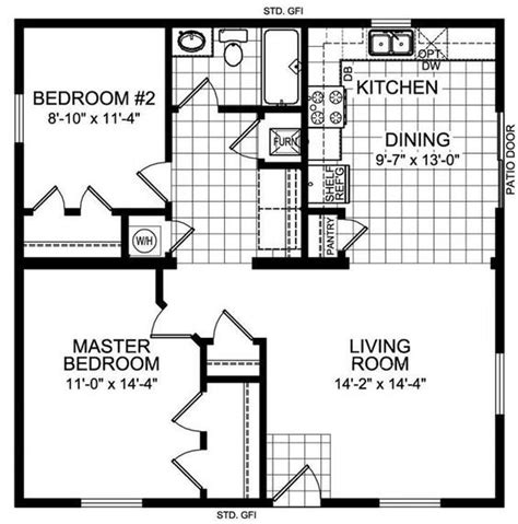 Maybe you would like to learn more about one of these? Guest house 30' X 25' house plans | the tundra 920 square ...