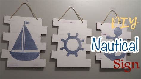 Maybe you would like to learn more about one of these? DOLLAR STORE DIY NAUTICAL WALL DECOR | BEACH DECOR - YouTube