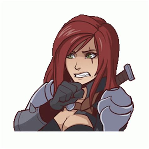 Katarina Emote Sticker Katarina Emote GIF leri Keşfedin ve Paylaşın