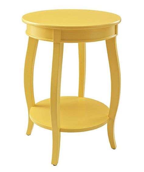 Look At This Yellow Two Tier Accent Table On Zulily Today Black