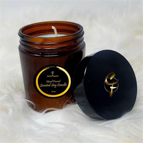 Hand Poured Scented Soy Candle 8oz Colefacts Fashion Wedding