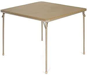 This type of a card game table is pretty common and can be used for multiple purposes. Amazon.com: 38" Square Extra Large Folding Card Table with ...