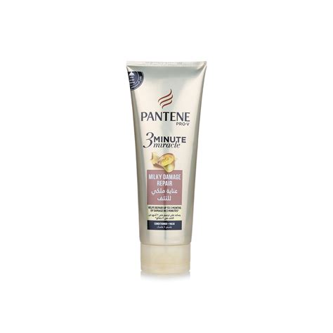 Introducing your secret weapon against extreme damage from frequent colouring & heat styling so you can look effortlessly good anytime, anywhere! Pantene 3-minute miracle milky damage conditioner 200ml ...