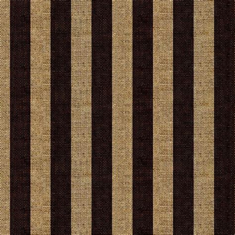 Wide Striped Upholstery Fabric Black And Brown Burlap Jute Etsy