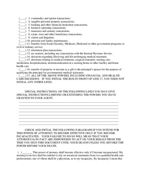 Free Printable Medical Power Of Attorney Form New Mexico Printable Templates