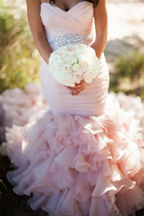 Pink Wedding Dresses Pinktober Knotsvilla