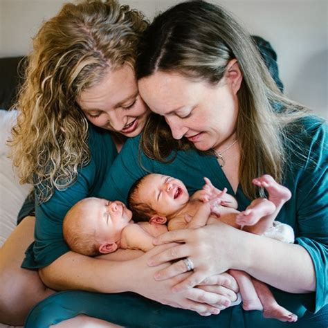 Photo Of Two Moms Breastfeeding Their Twins Goes Viral