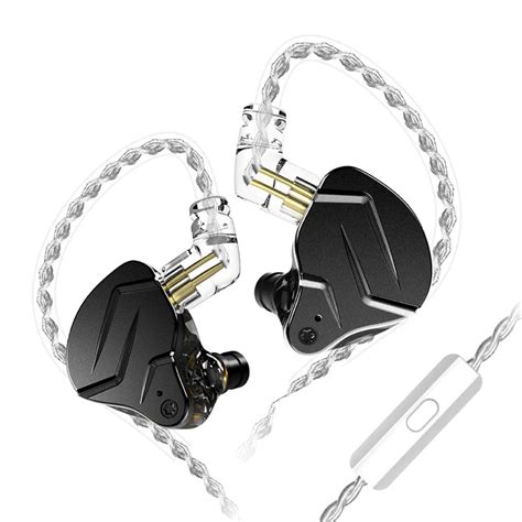 kz zsn pro x hybrid earphones with mic