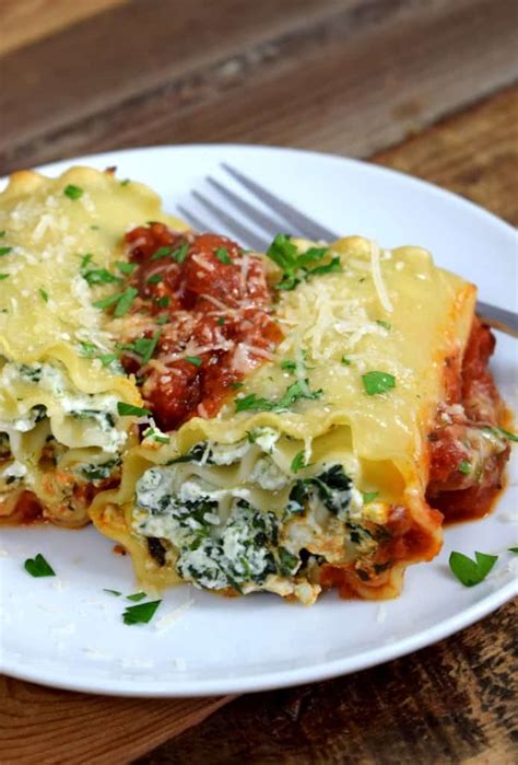 Spinach Ricotta Lasagna Rolls Lord Byrons Kitchen
