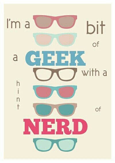 Definition Of Me Nerd Quotes Geeky Girls Illustration Quotes