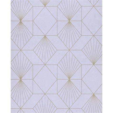 Halcyon Lilac Geometric Wallpaper Lilac Geometric Wallpaper