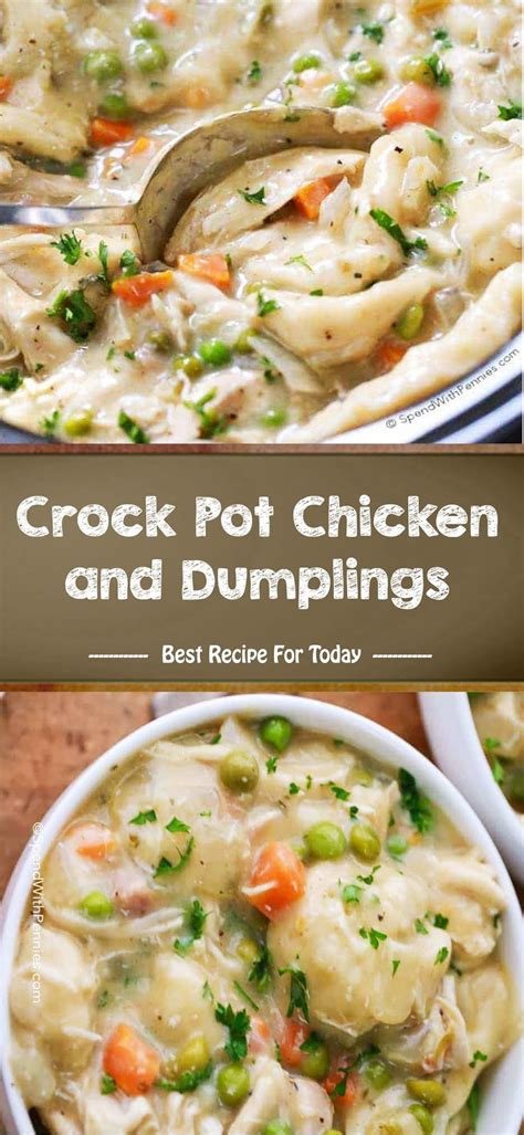 Crock Pot Chicken And Dumplings Pinsgreatrecipes
