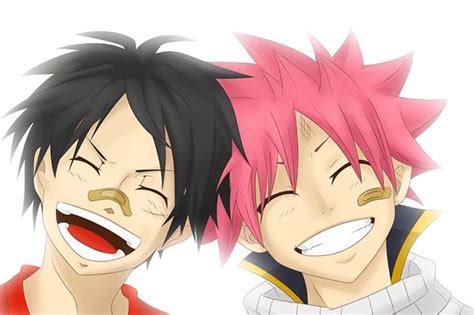 Luffy And Natsu By Shishi Lenka On Deviantart