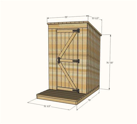 Outhouse Plan For Cabin Ana White Building An Outhouse Easy Diy