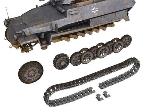 Sdkfz Ausf C Hanomag Half Track Pd D Model In Tank Dexport