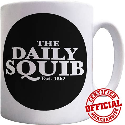 Official Daily Squib Logo Ceramic Mug Redmolotov