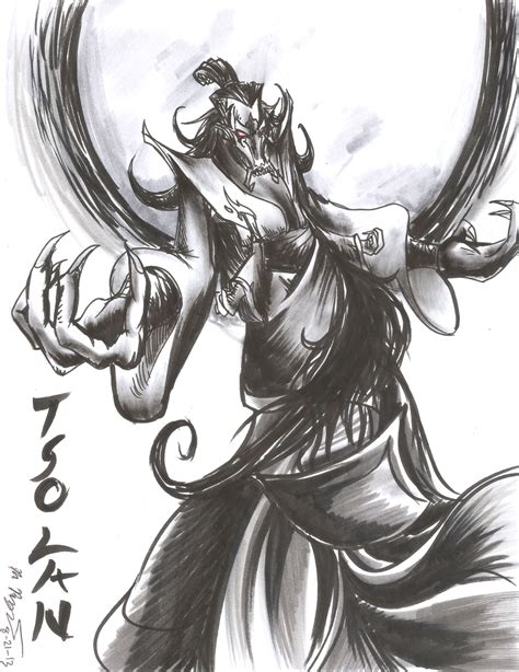 Tso Lan The Demon Sorcerer Of The Moon By RyouKazehara On DeviantArt